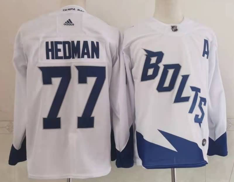 Tampa Bay Lightning White #77 HEDMAN NHL Jersey
