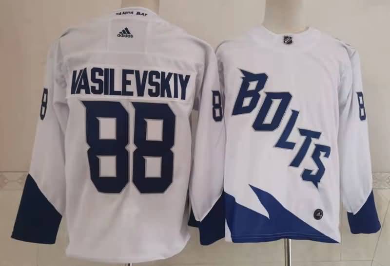 Tampa Bay Lightning White #88 VASILEVSKIY NHL Jersey