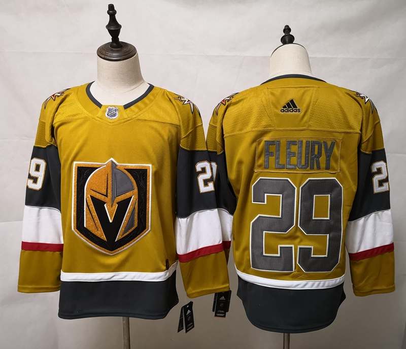 Vegas Golden Knights Golden #29 FLEURY NHL Jersey