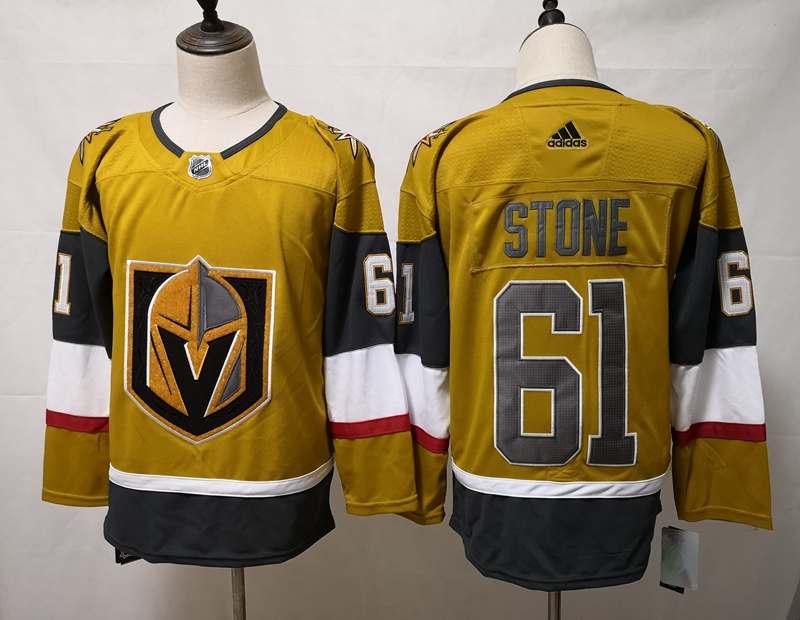 Vegas Golden Knights Golden #61 STONE NHL Jersey