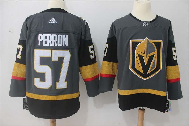 Vegas Golden Knights Grey #57 PERRON NHL Jersey