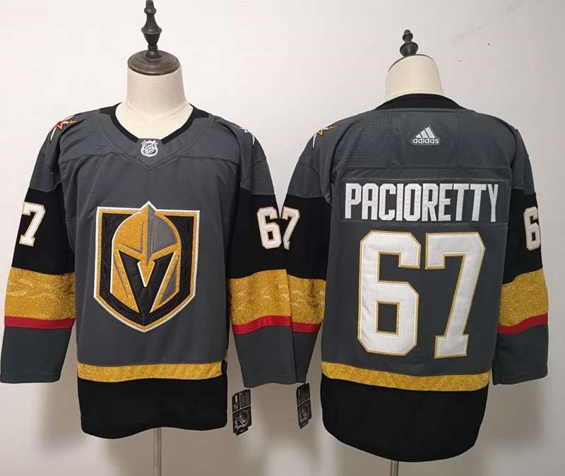 Vegas Golden Knights Grey #67 PACIORETTY NHL Jersey