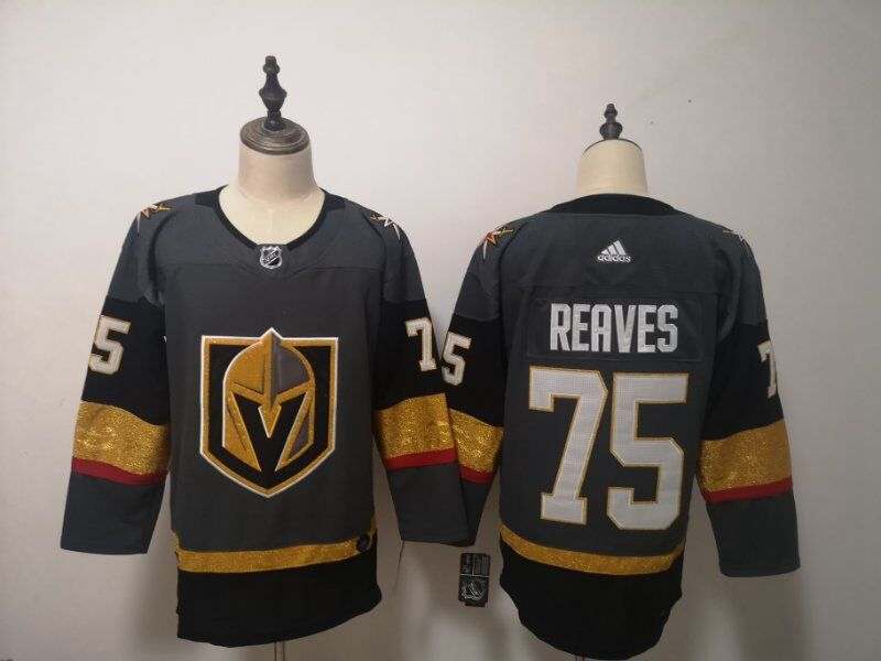 Vegas Golden Knights Grey #75 REAVES NHL Jersey