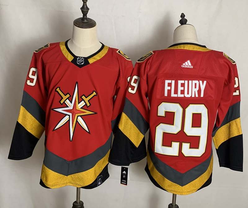 Vegas Golden Knights Red #29 FLEURY NHL Jersey