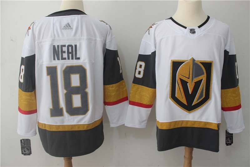 Vegas Golden Knights White #18 NEAL NHL Jersey