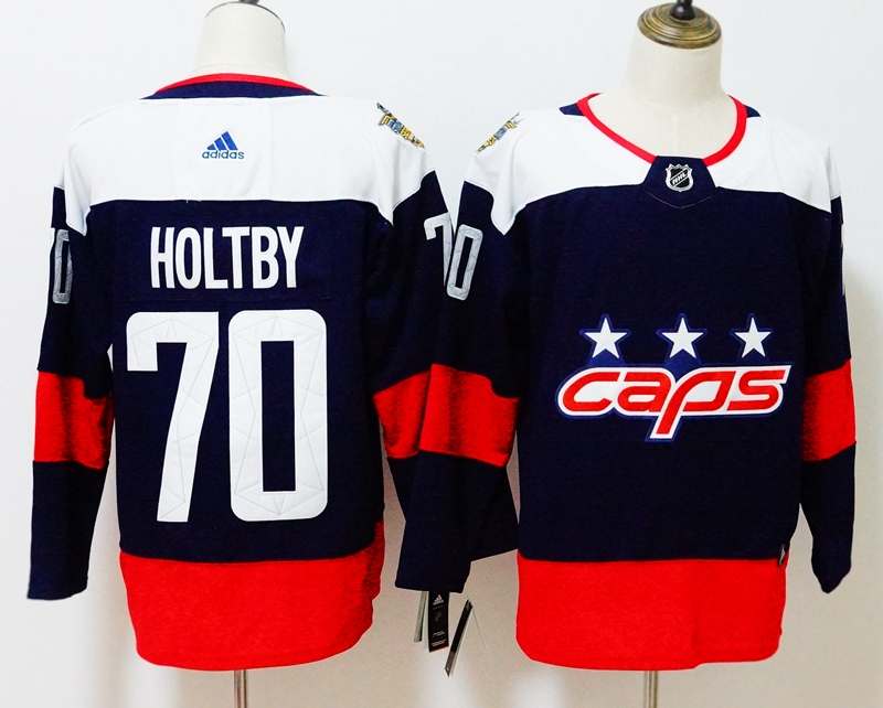 Washington Capitals Dark Blue #70 HOLTBY NHL Jersey