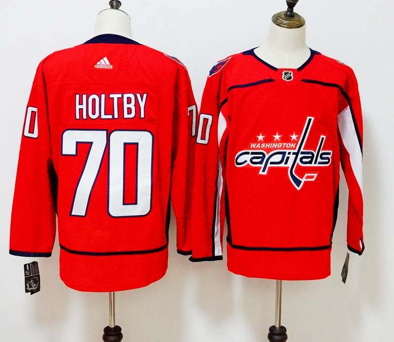 Washington Capitals Red #70 HOLTBY NHL Jersey