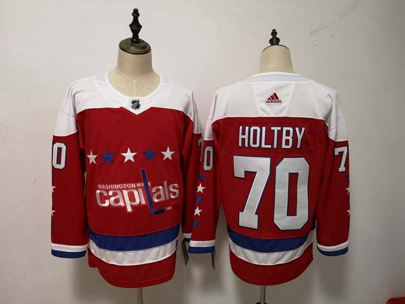 Washington Capitals Red #70 HOLTBY NHL Jersey 02