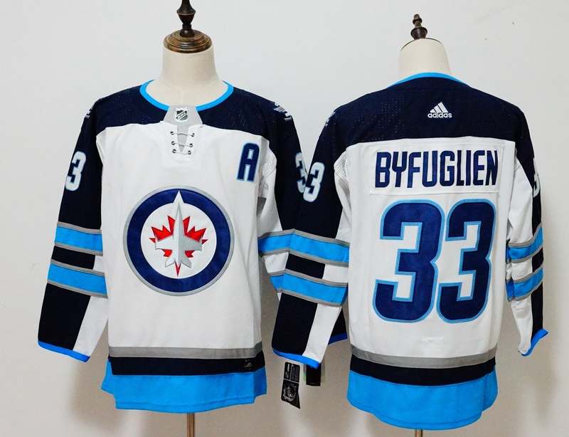 Winnipeg Jets White #33 BYFUGLIEN NHL Jersey