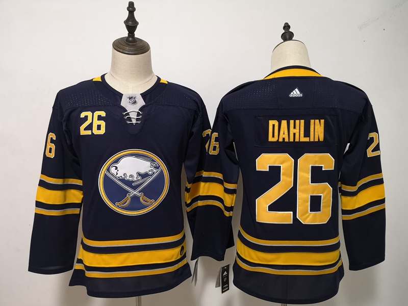 Buffalo Sabres #26 DAHLIN Dark Blue Women NHL Jersey