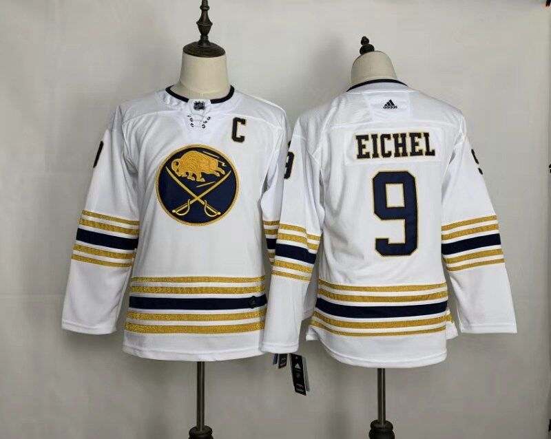 Buffalo Sabres #9 EICHEL White Women NHL Jersey