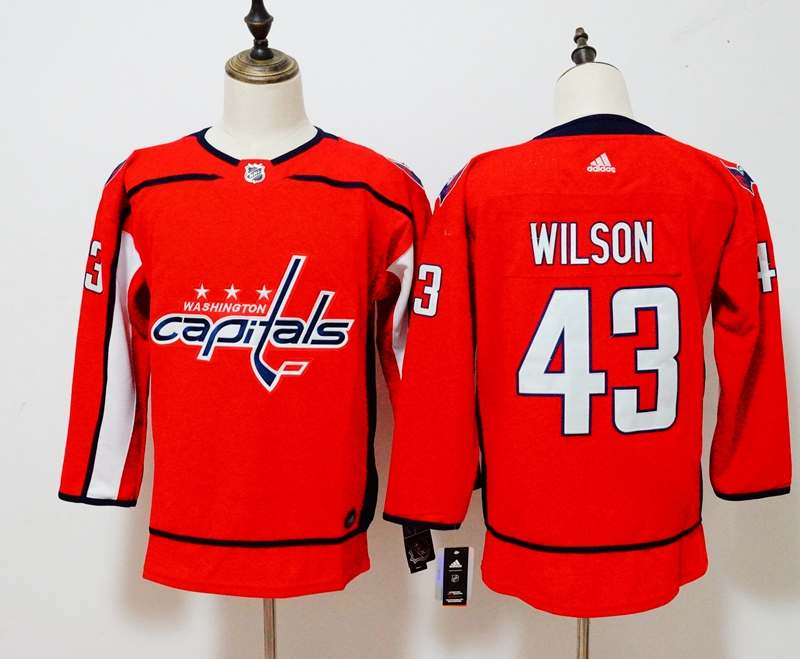 Washington Capitals #43 WILSON Red Women NHL Jersey