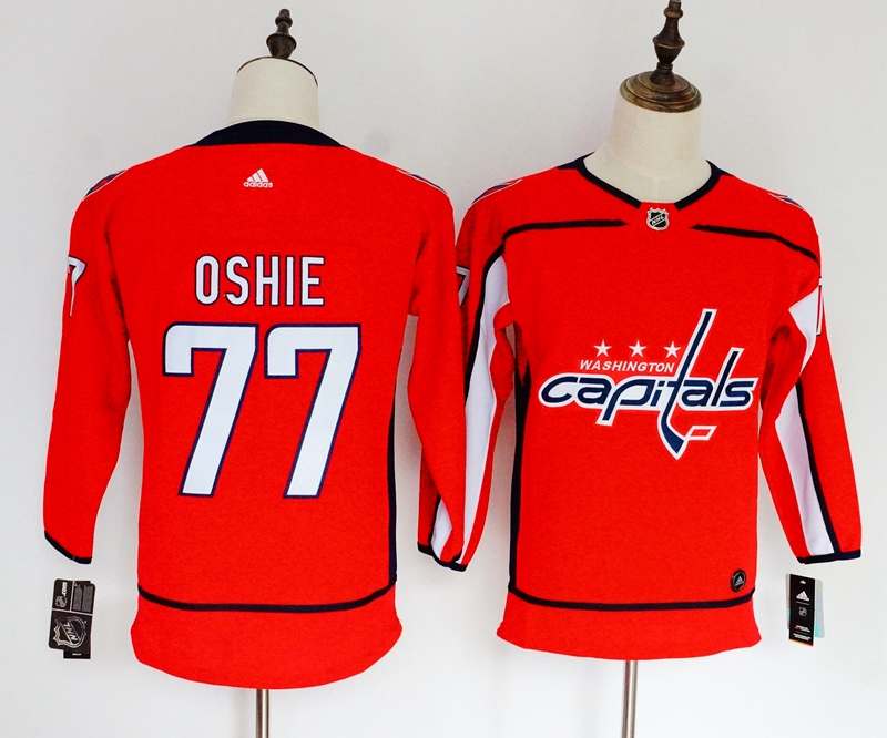 Washington Capitals #77 OSHIE Red Women NHL Jersey