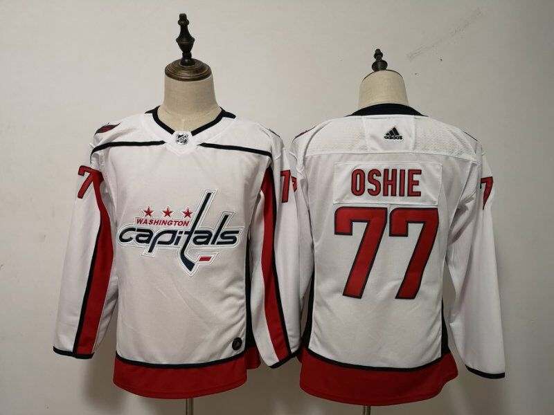 Washington Capitals #77 OSHIE White Women NHL Jersey