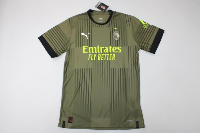 AAA Quality AC Milan 22/23 Third Soccer Jersey (Player)