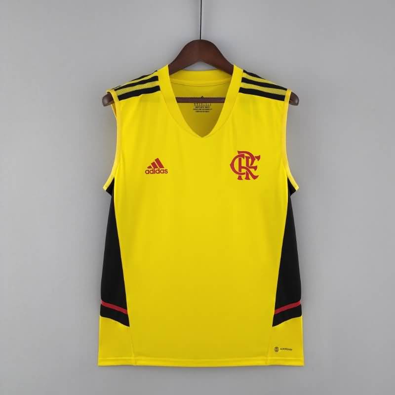 AAA Quality Flamengo 2022 Yellow Vest Soccer Jersey