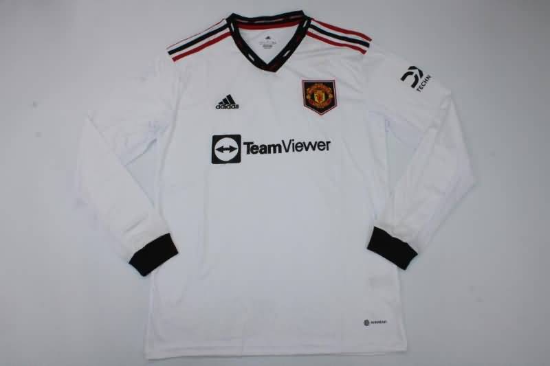 AAA Quality Manchester United 22/23 Away Long Sleeve Soccer Jersey