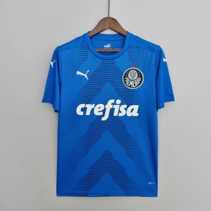 AAA Quality Palmeiras 2022 Goalkeeper Blue Soccer Jersey