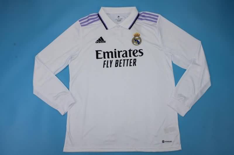 AAA Quality Real Madrid 22/23 Home Long Soccer Jersey