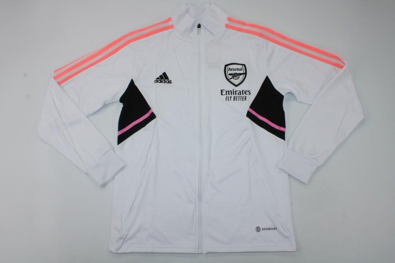 AAA Quality Arsenal 22/23 White Soccer Jacket