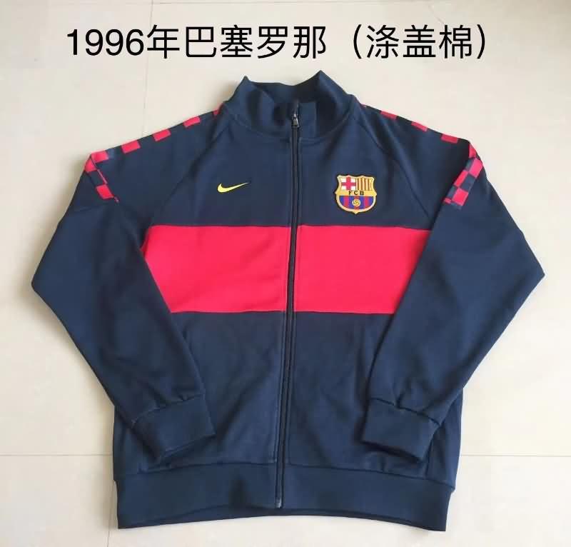 AAA Quality Barcelona 1996 Dark Blue Retro Soccer Jacket