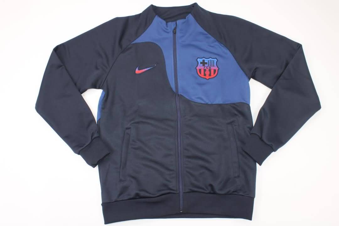 AAA Quality Barcelona 22/23 Dark Blue Soccer Jacket