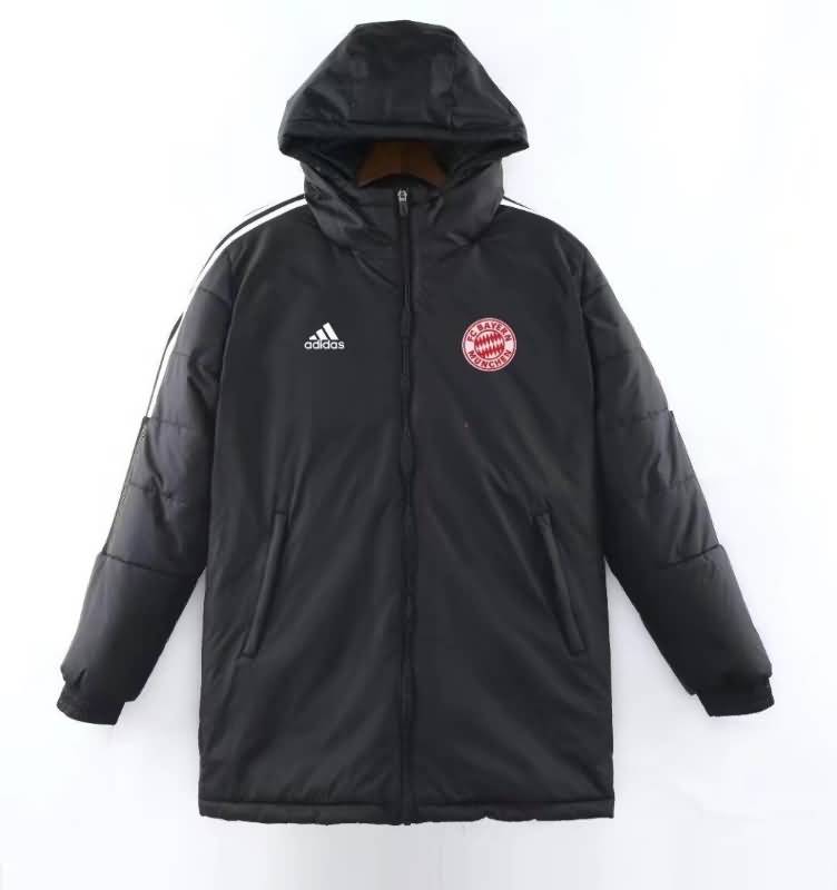 AAA Quality Bayern Munich 22/23 Black Soccer Cotton Coat