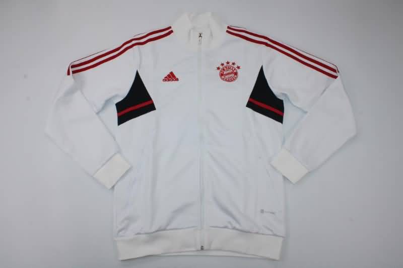 AAA Quality Bayern Munich 22/23 White Soccer Jacket