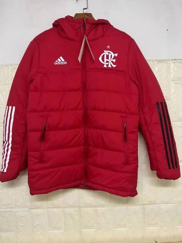 AAA Quality Flamenco 2022 Red Soccer Cotton Coat