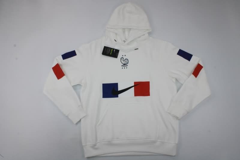 AAA Quality France 2022 White Soccer Hoodie
