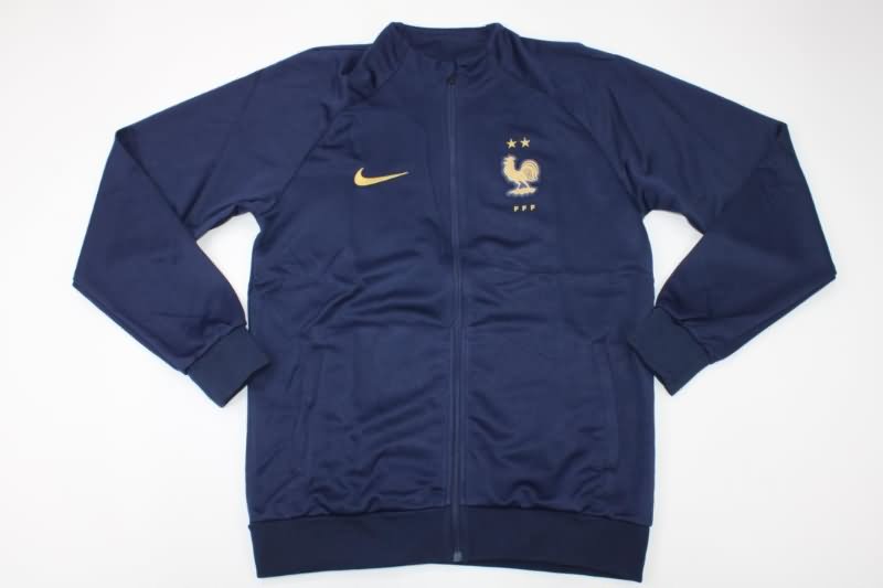 AAA Quality France 2022 Dark Blue Soccer Jacket