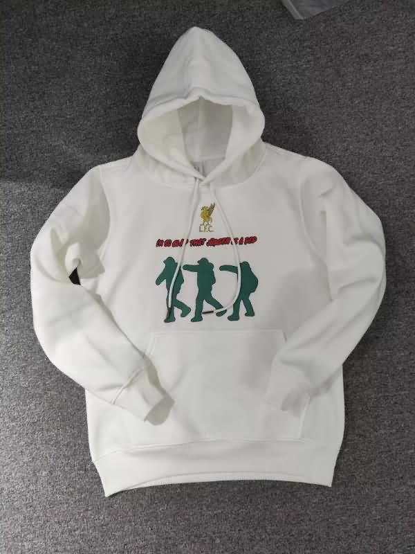 AAA Quality Liverpool 22/23 White Soccer Hoodie