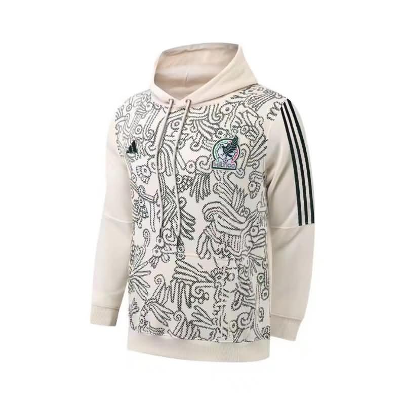 AAA Quality Mexico 2022 White Green Soccer Hoodie