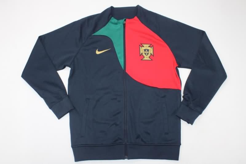 AAA Quality Portugal 2022 Black Soccer Jacket