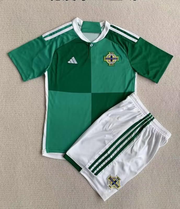 Kids Northern Ireland 2023 Home Soccer Jersey And Shorts