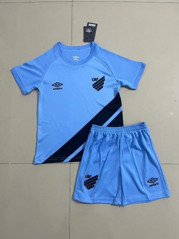 Kids Club Athletico Paranaense 2023 Away Soccer Jersey And Shorts