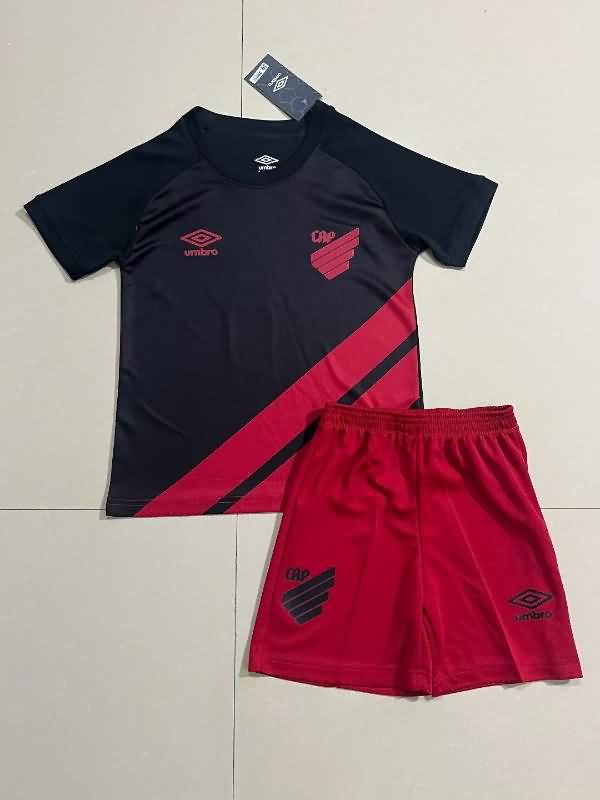 Kids Club Athletico Paranaense 2023 Third Soccer Jersey And Shorts