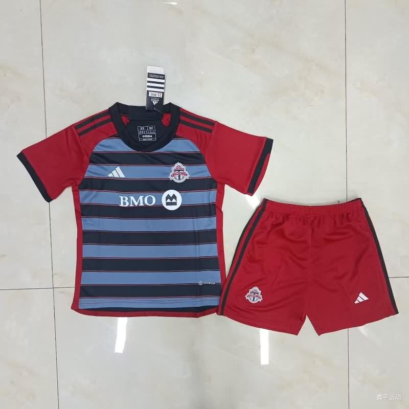 Kids Toronto FC 2023 Away Soccer Jersey And Shorts