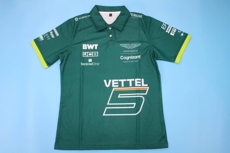 AAA Quality Aston Martin 2022 Green Polo Soccer T-Shirt