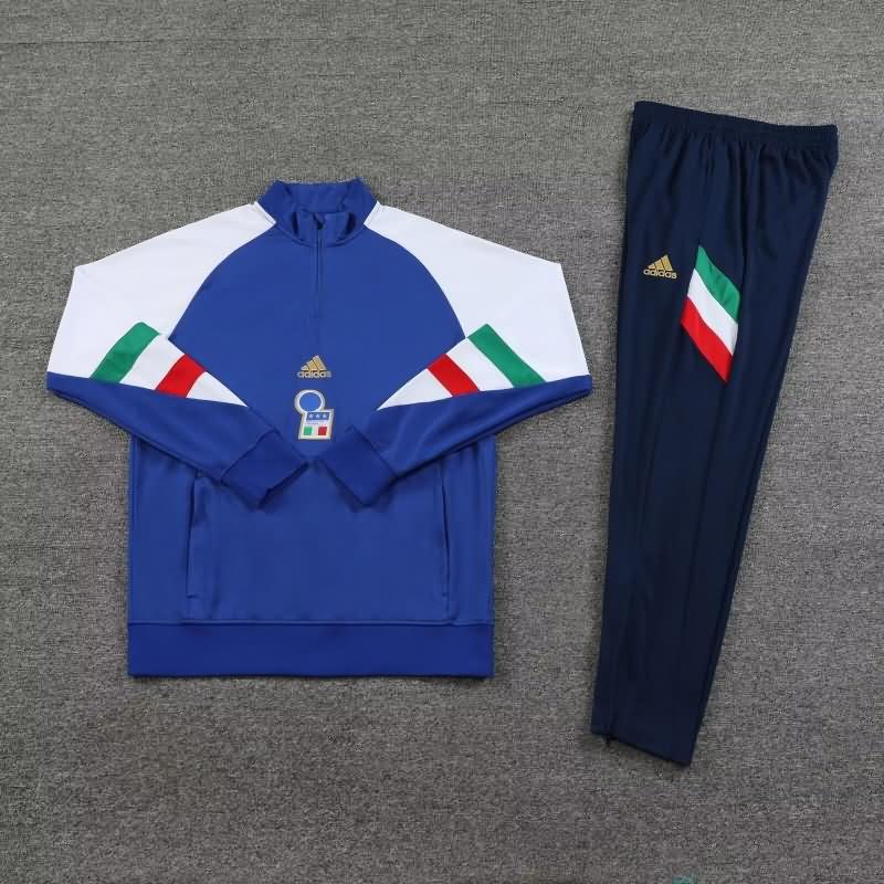 AAA Quality Italy 2023 Blue Soccer Tracksuit