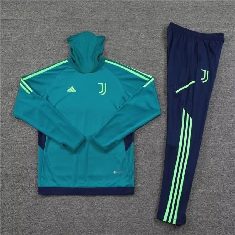 AAA Quality Juventus 22/23 Green Soccer Tracksuit 03