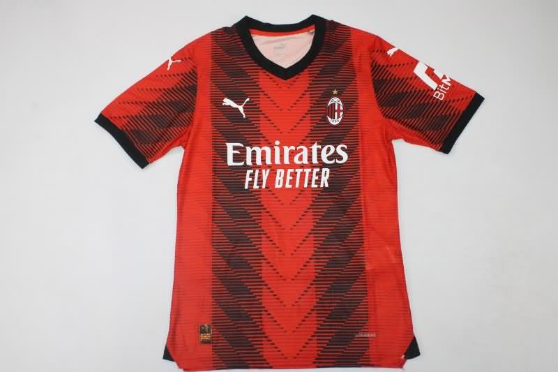 AAA Quality AC Milan 23/24 Home Soccer Jersey (Player)