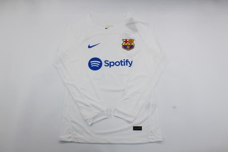 AAA Quality Barcelona 23/24 Away Long Sleeve Soccer Jersey (Player)