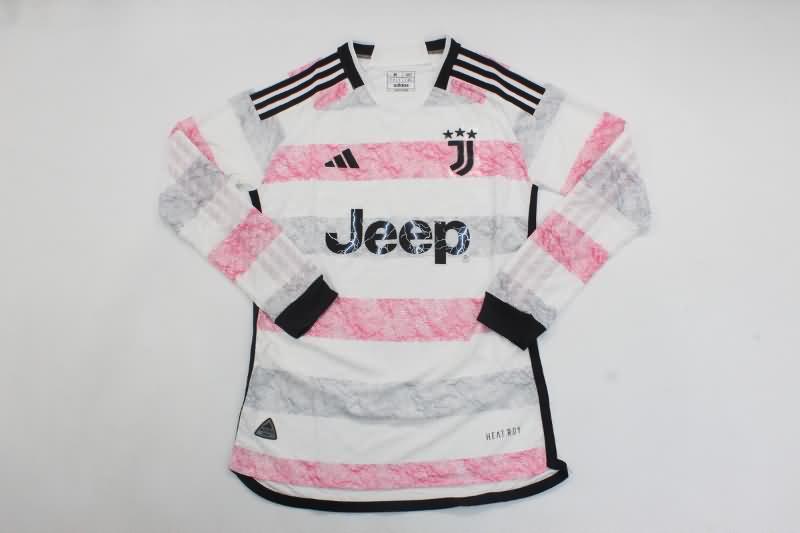 AAA Quality Juventus 23/24 Away Long Sleeve Soccer Jersey (Player)