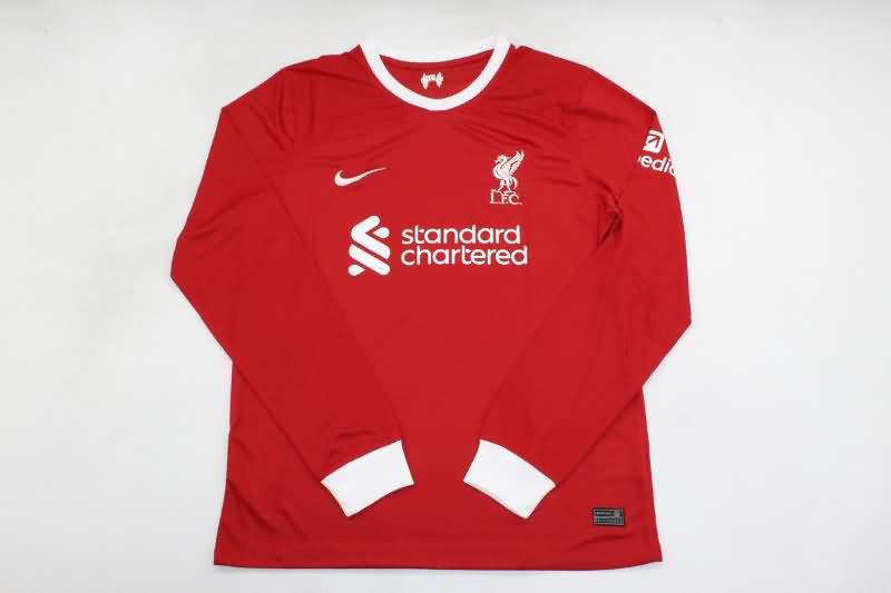 AAA Quality Liverpool 23/24 Home Long Sleeve Soccer Jersey