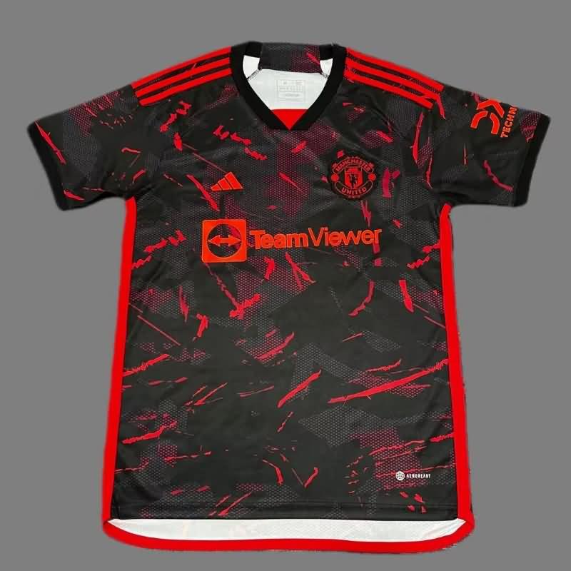 AAA Quality Manchester United 23/24 Training Soccer Jersey 04