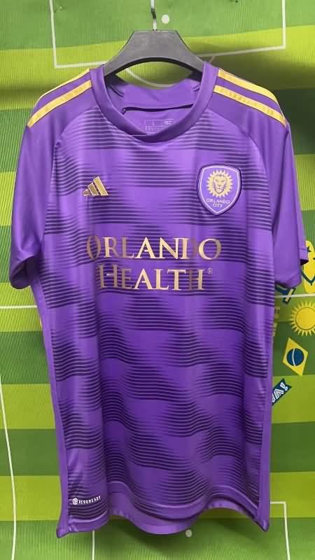 AAA Quality Orlando City 2023 Home Soccer Jersey