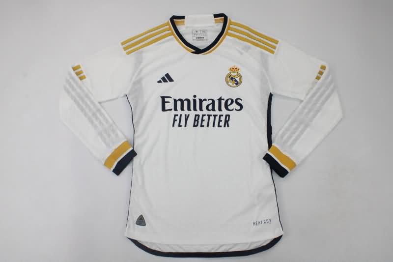 AAA Quality Real Madrid 23/24 Home Long Soccer Jersey (Player)