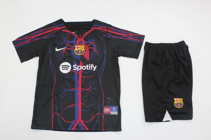 Kids Barcelona 23/24 Special Soccer Jersey And Shorts