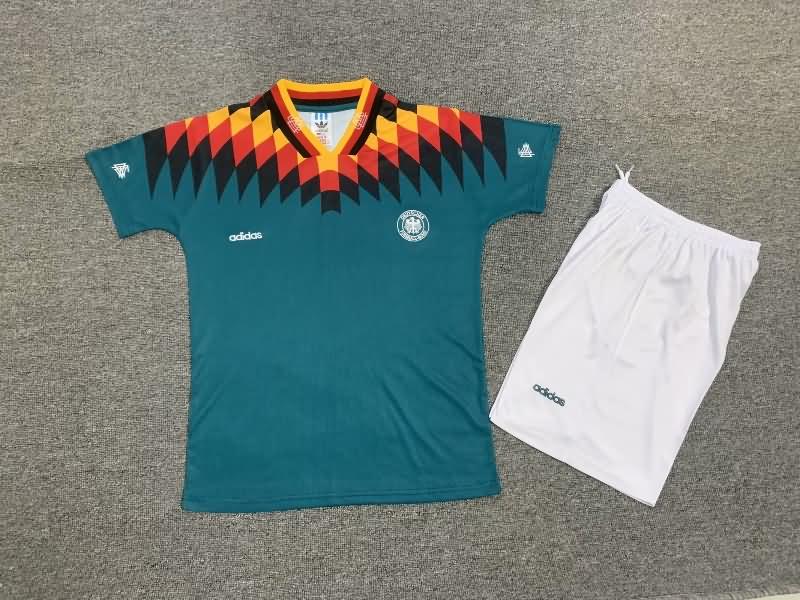 Kids Germany 1994 Away Soccer Jersey And Shorts